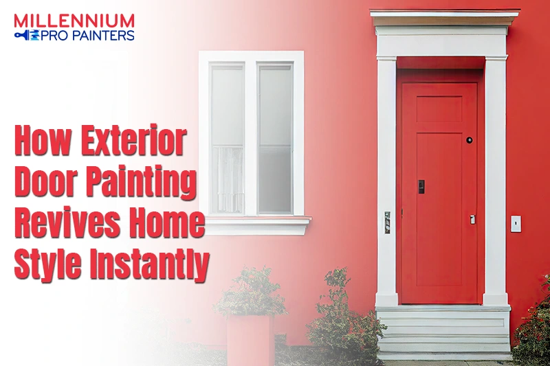 How Exterior Door Painting Revives Home Style Instantly