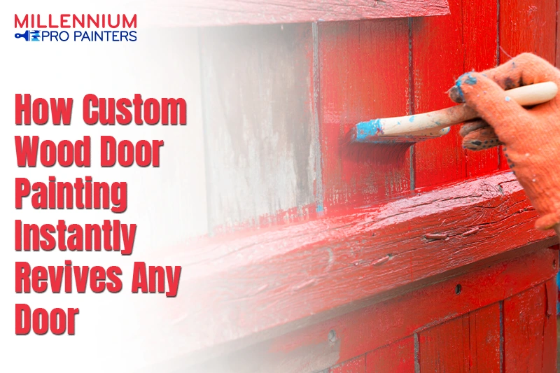 How Custom Wood Door Painting Instantly Revives Any Door